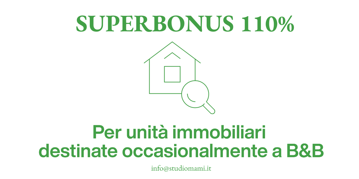 Unità Immobiliari Destinate Occasionalmente A B&B: Il Superbonus Spetta ...